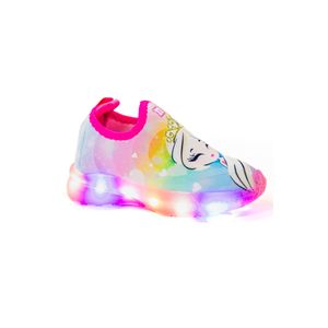 Tênis Novopé Led Infantil Menina Pisca Pisca Princesinha 32001170 Pink