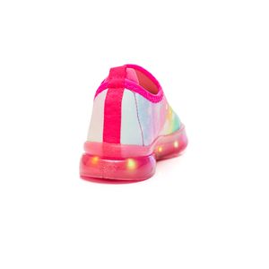 Tênis Novopé Led Infantil Menina Pisca Pisca Princesinha 32001170 Pink