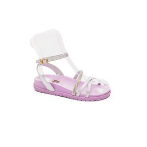 Sandália  World Colors Papete Infantil Menina Brilho 167.003 Lilas