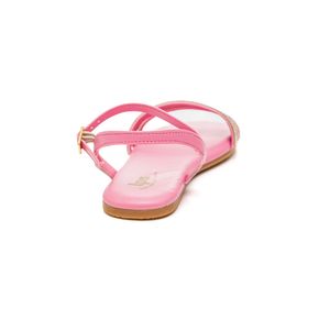 Sandália  World Colors Casual Infantil Menina Strass 295.1001 Rosa