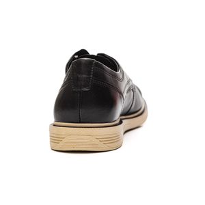 Sapato Social Pegada Masculino Em Couro Vibes 126101-02 Preto