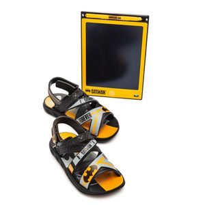 Sandália Grendene Kids Infantil Menino Liga Da Justiça Batman + Lousa  22950-Au751 Preto
