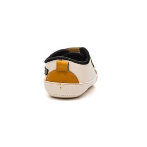 Tênis Pimpolho Bebê Menino Velcro 110037c Off-White
