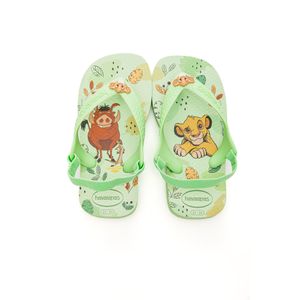 Chinelo Havaianas Baby Disney Classicos Rei Leão 7452 Verde