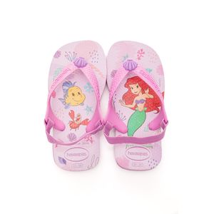 Chinelo Havaianas Disney Classic Infantil Menina The Little Mermaid 5418 Lilas