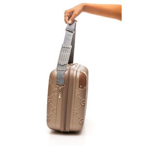 Frasqueira De Viagem Luxcel Gash Monograma   Fr10388ga Ouro