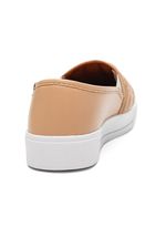 Tenis-Yoa-Casual-Feminino-Slip-On-Matelasse-L-Al468-Nude