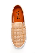 Tenis-Yoa-Casual-Feminino-Slip-On-Matelasse-L-Al468-Nude
