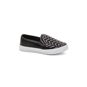 Tênis Yoá Slip On Feminino Matelassê L-Al436 Preto