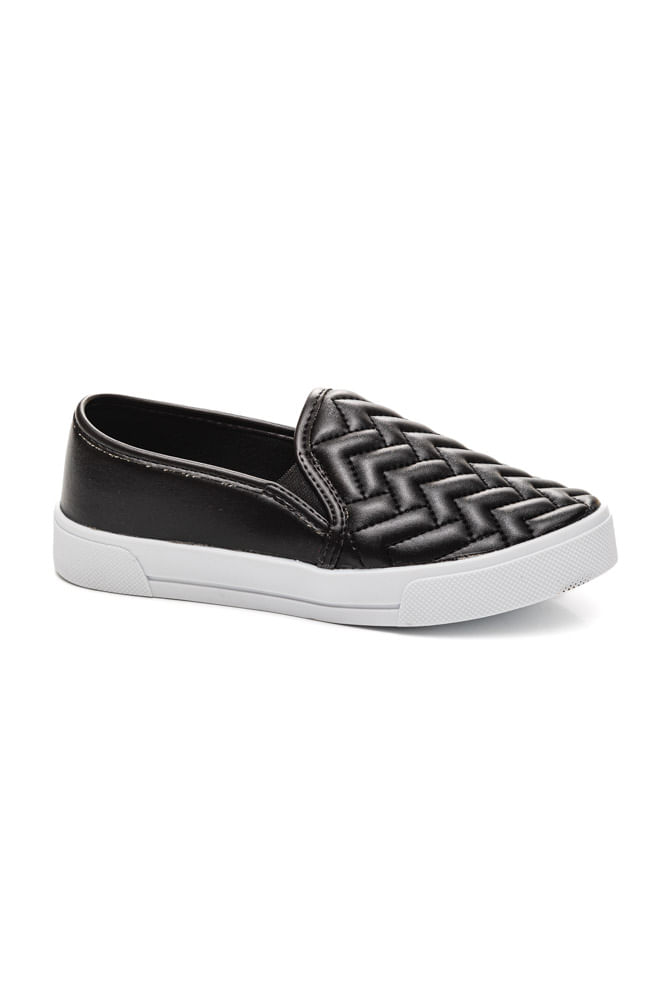 Tenis-Slip-On-Feminino-Adulto-Yoa-L-Al436-Preto