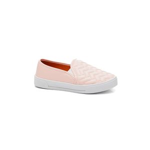 Tênis Yoá Slip On Feminino Matelassê L-Al436 Rosa