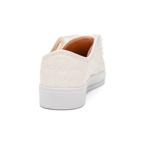 Tênis Yoá Casual Feminino Matelassê L-Al505 Branco