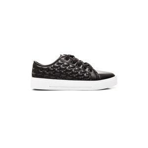 Tênis Yoá Casual Feminino Matelassê L-Al505 Preto