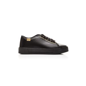 Tênis Yoá Casual Feminino Cadarço M-Ac390 Preto