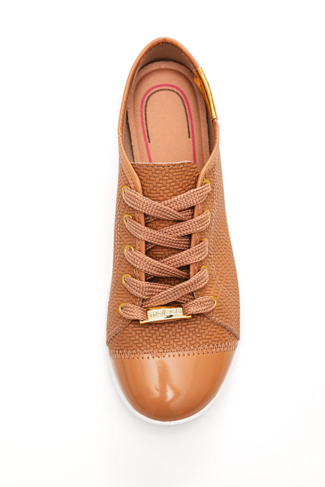 Tênis Moleca Casual Feminino Cadarço 5605.412 Nude