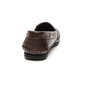 Sapato Serafim Mocassim Masculino Couro 1400 Marrom