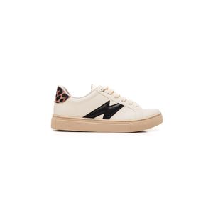 Tênis Via Marte Casual Feminino Animal Print 082-002 Off-White