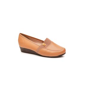 Sapato Moleca Anabela Feminino Elástico 5156.781 Nude