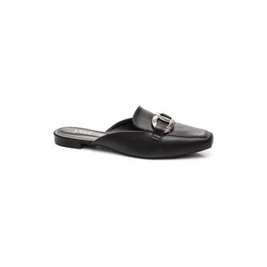 Sapatilha Yoa Mule Feminina Metalizado 2640 Preto