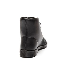 Bota Moleca Coturno Feminino Cadarço 5345.100 Preto