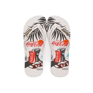 Chinelo De Dedo Coca-Cola Masculino Grisp Taste Cc3938 Branco