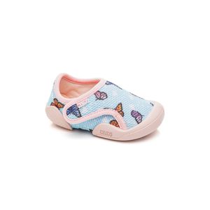 Sapato Klin Casual Infantil Menina Velcro 179.088 Azul Claro