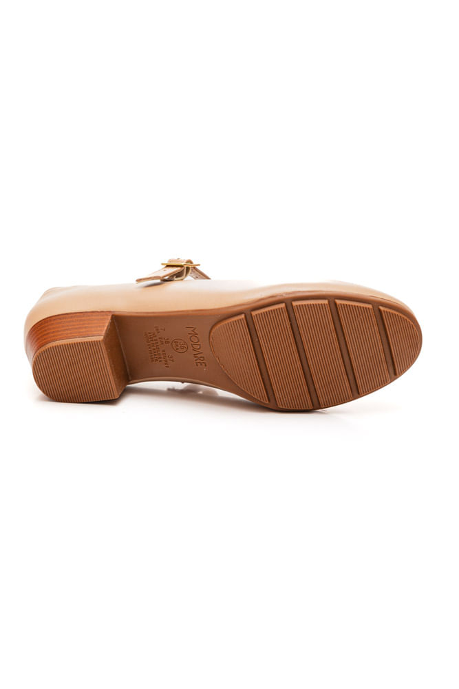 Sapato-Modare-Boneca-Feminino-Ultra-Conforto-Salto-Baixo-032.540-Bege