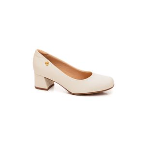 Sapato Modare Ultra Conforto Feminino Salto Baixo 7373.100 Off-White