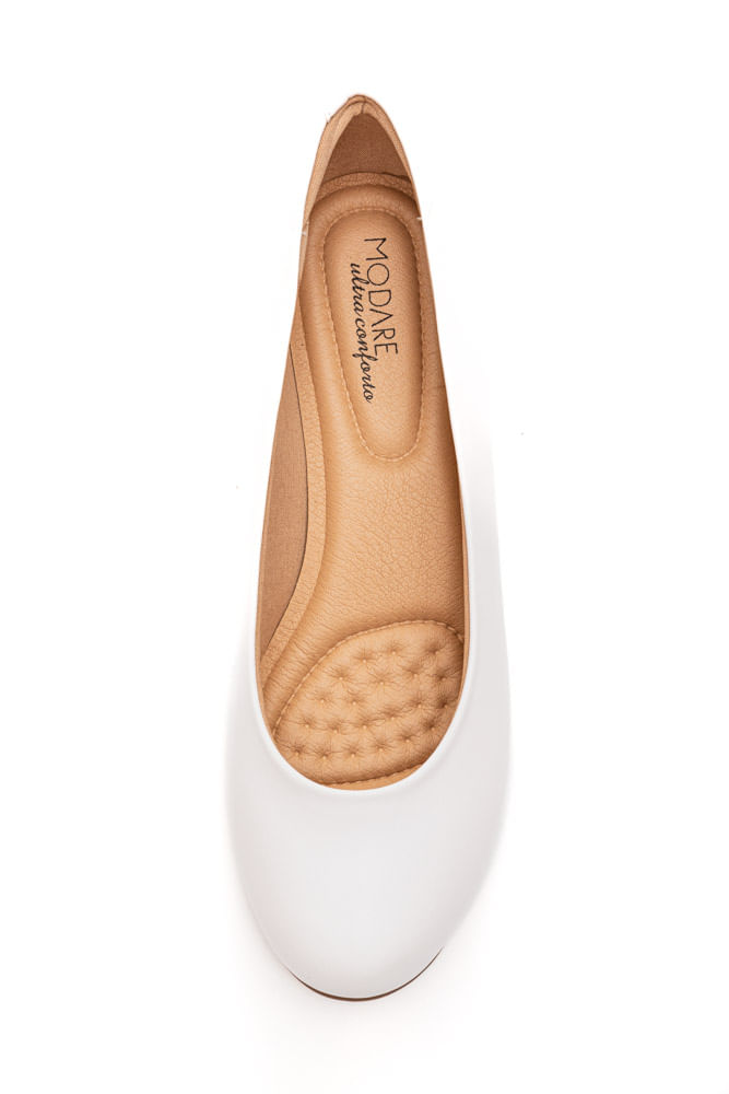 Sapato-Modare-Conforto-Feminino-Salto-Baixo-7032.500-Branco