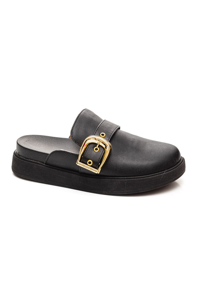 Sapatilha Vizzano Clog Feminino Fivela1434.101 Preto