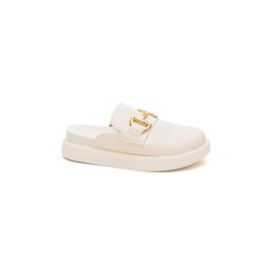 Sapatilha Vizzano Clog Feminino Corrente 1434.104 Off-White
