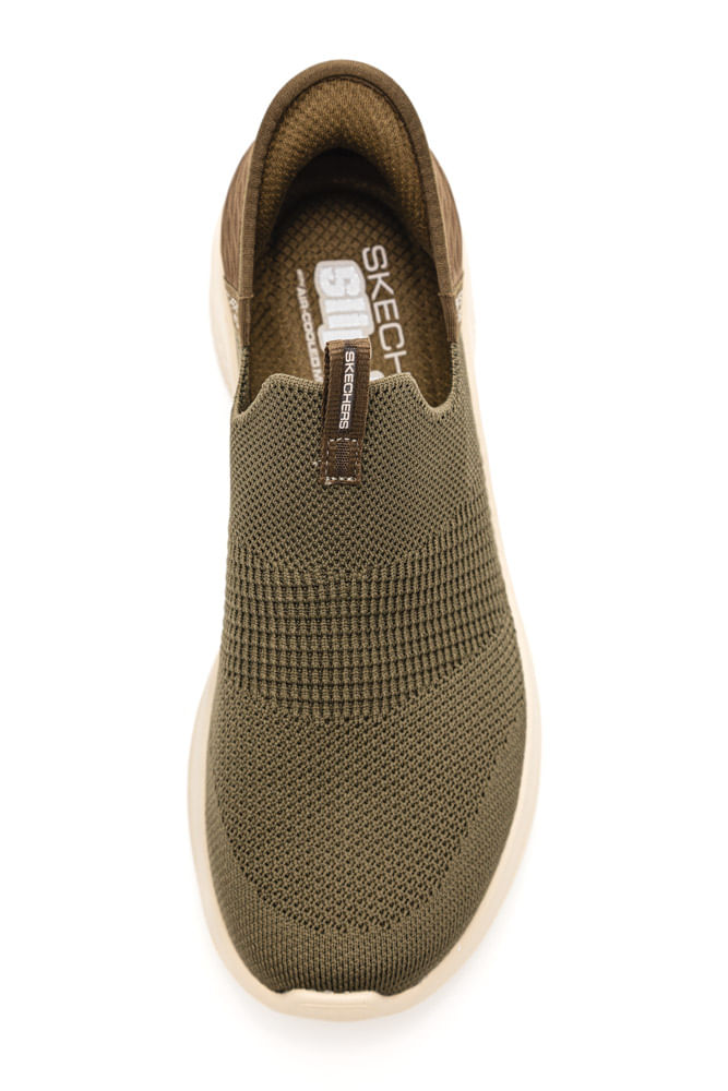 Tenis-Skechers-Slip-In-Feminino-149708-Olv-Verde