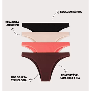 Calcinha Altomax De Microfibra Biquini 022alt21004so Sortido