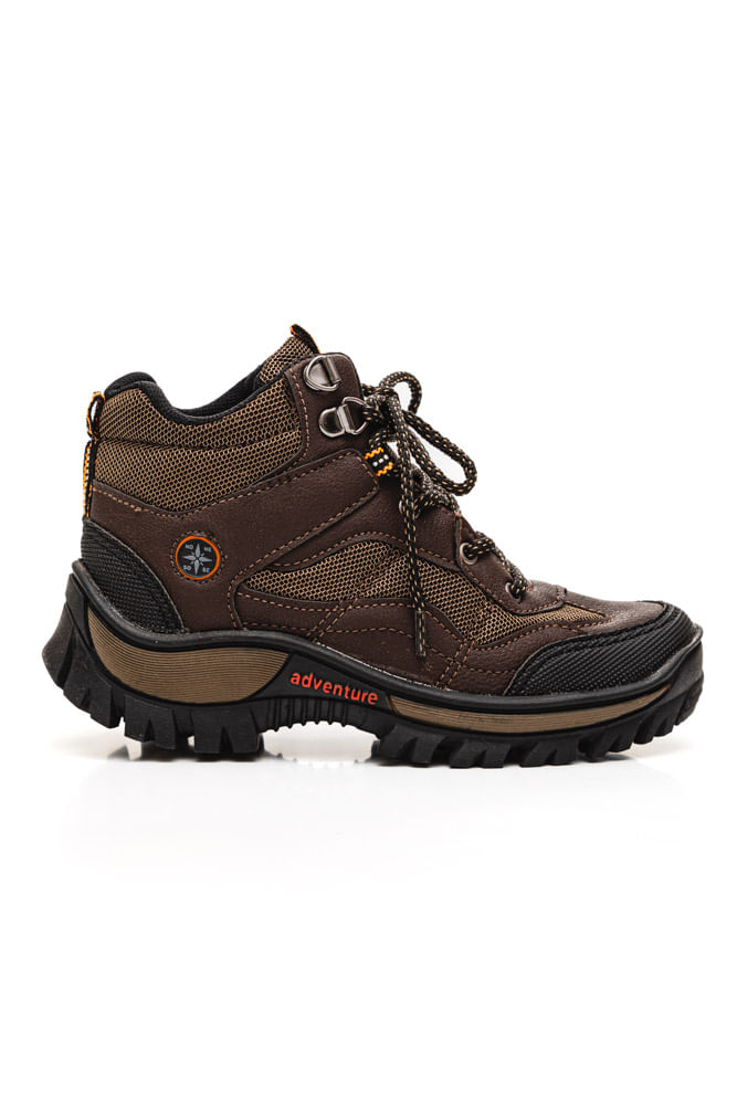 Bota Fiocco Adventure Juvenil Menino Style Fd904 Marrom