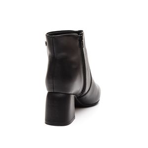 Bota Bottero Cano Curto Feminina Couro 362101 Preto