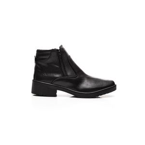 Bota Amarok Cano Curto Feminina Zíper 538k-6 Preto