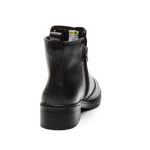 Bota Amarok Cano Curto Feminina Zíper 910k-1 Preto