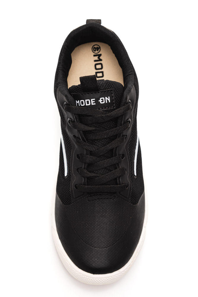 Tenis-Masculino-Casual-Mode-On-St2000-Preto-