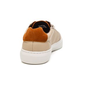 Sapatênis Ferracini Marvin Masculino Couro 7318c Bege