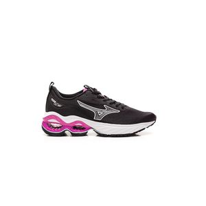 Tênis Mizuno Frontier  Feminino Para Corrida 15-Ptrosa Preto