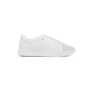 Tênis Comfortflex Casual Feminino Perfuros 2465304 Branco