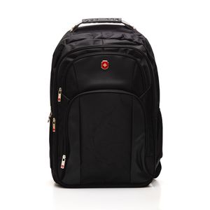 Mochila Executiva Yins Cabo De Aço Em Poliéster Sl04023 Preto