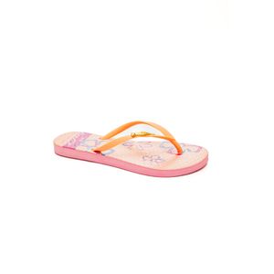 Chinelo Coca-Cola Shoes Feminino Flowers Cc4286 Rosa Claro