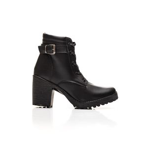 Bota West Line Coturno Feminino Fivela 2060 Preto