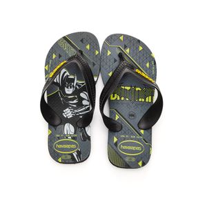 Chinelo De Dedo Havaianas Juvenil Menino Batman Herois-0522 Preto