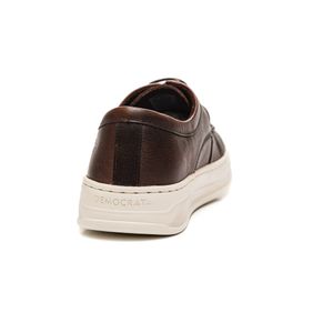 Sapato Democrata Denim Bold Casual Masculino 122120 Castanho
