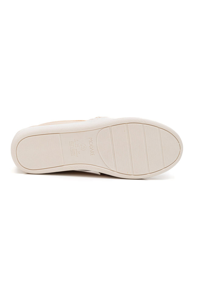 Tenis-Modare-Conforto-Feminino-Slip-On-7363.123-Bege