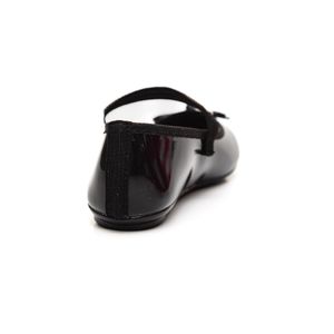 Sapatilha Molekinha Casual Juvenil Menina Verniz E Strass 2502.1002 Preto