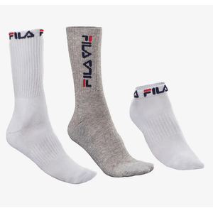 Kit 03 Pares De Meias Fila Mix Unissex - F23l046-684 Branco