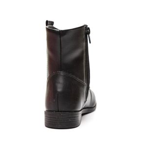 Bota Sua Cia Cano Médio Juvenil Menina Zíper 9151 Preto